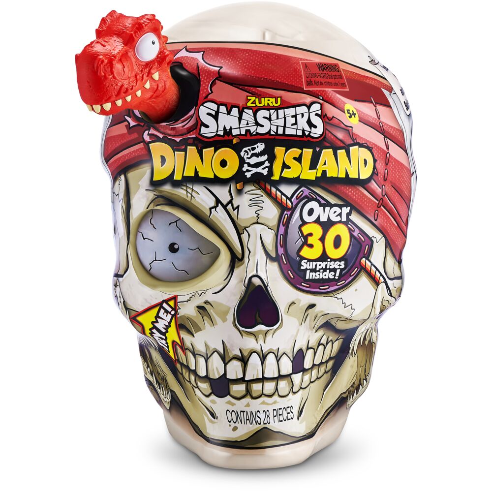 Игровой набор ZURU Smashers Dino Island, сюрприз в яйце, Giant Skull, 7488 игровой набор zuru rainbocorns bunnycorn surprise сюрприз в яйце 9260sq1