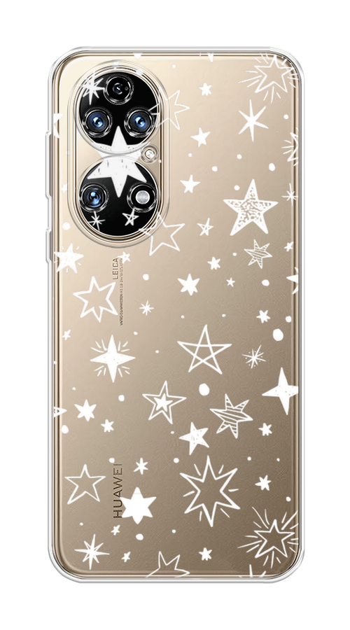 

Чехол Awog на Huawei P50 "Звездочки графика белая", Прозрачный;белый, 6104950-7