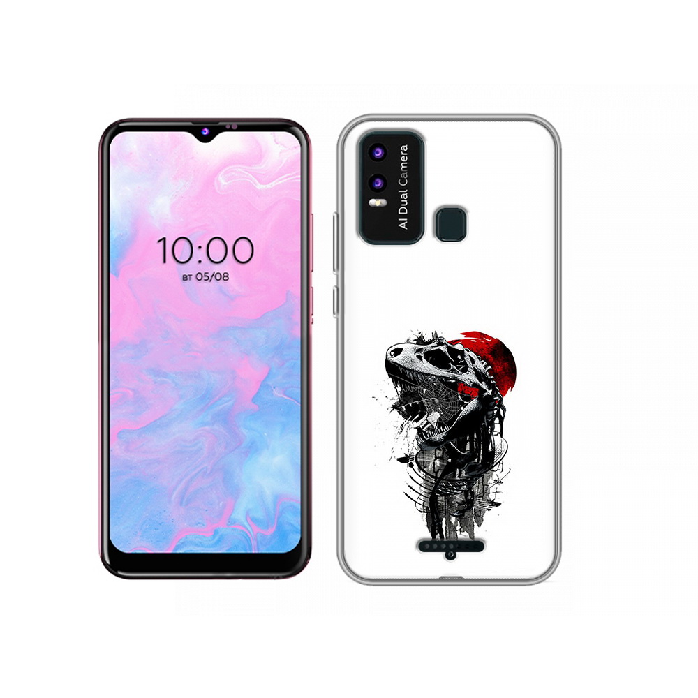 

Чехол MyPads Tocco для BQ 6630L вымерший динозавр, Прозрачный, Tocco