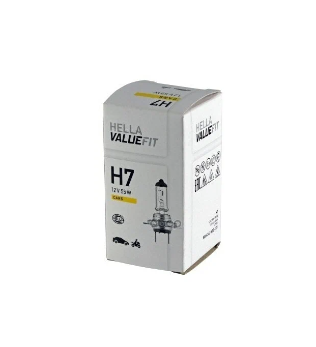 

Лампа Накаливания Valuefit H7 12v 55w Px 26d HELLA арт. 8gh242632-121