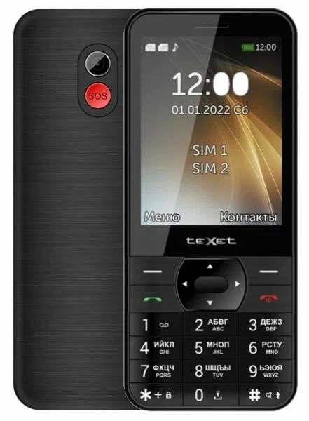 

Мобильный телефон teXet TM-423 Black