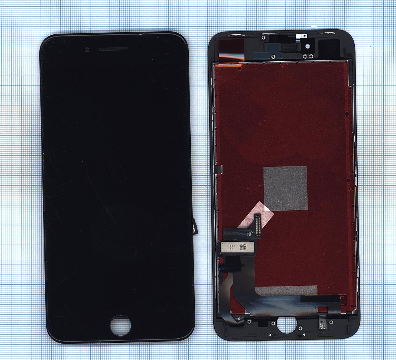 

Дисплей для iPhone 8 Plus в сборе с тачскрином (AAA) черный
