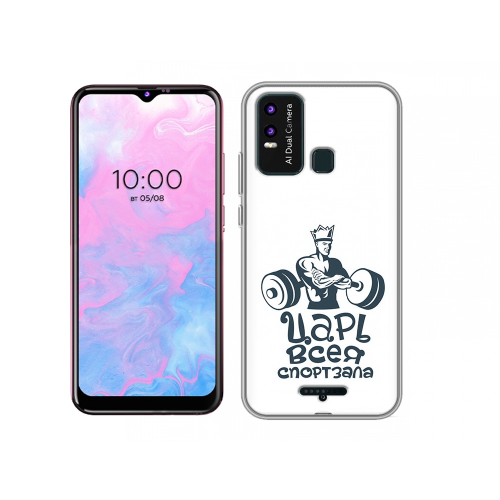 

Чехол MyPads Tocco для BQ 6630L бодибилдинг царь спортзала, Прозрачный, Tocco