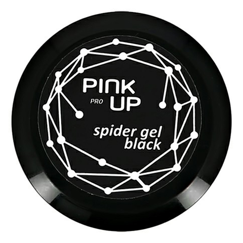 

Гель-паутинка для ногтей Pink Up Pro Uv-Led Spider Gel 01 Black 5 мл, Черный