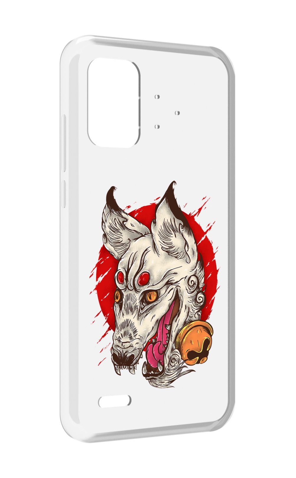 

Чехол MyPads страшная собака для UMIDIGI Bison Pro, Прозрачный, Tocco