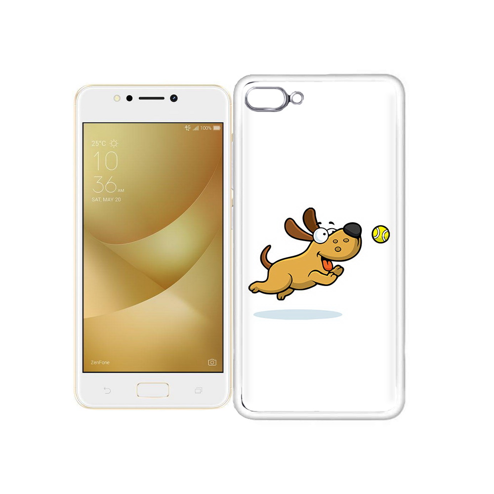 

Чехол MyPads Tocco для Asus ZenFone 4 Max пёсик, Прозрачный, Tocco