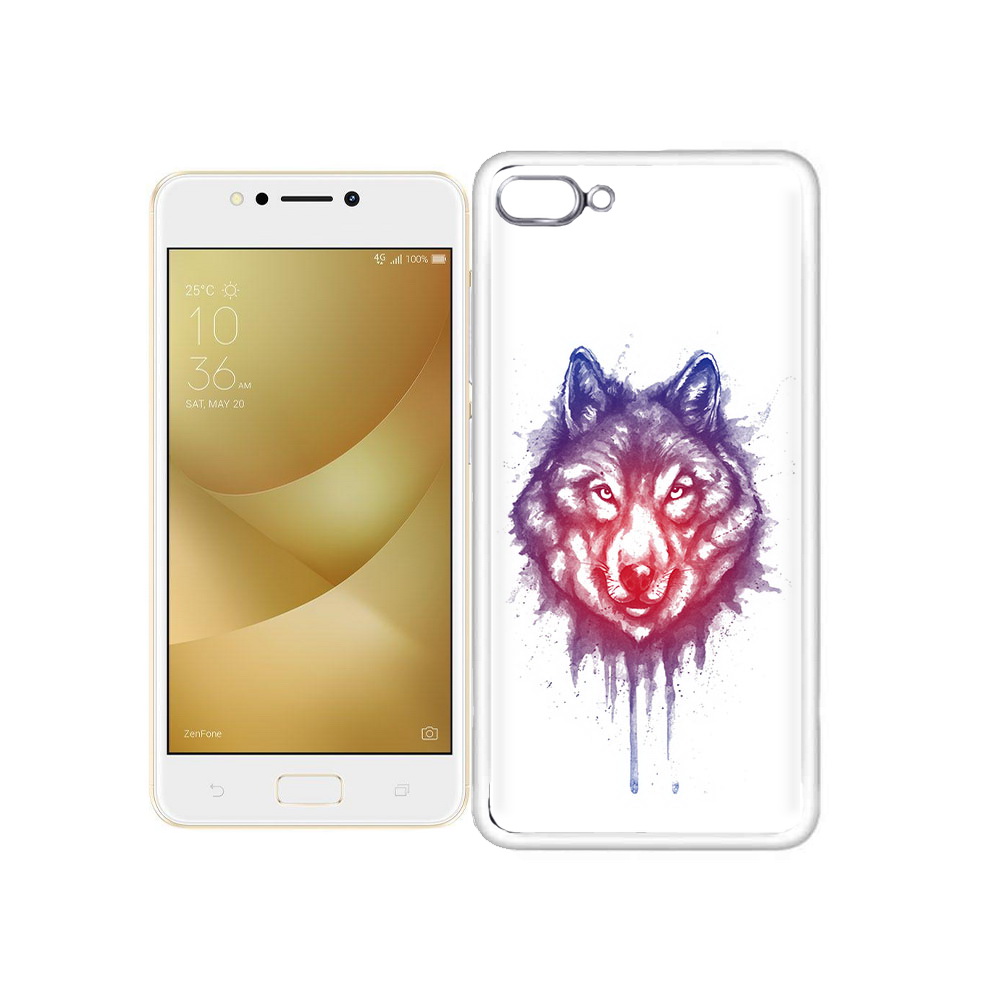 

Чехол MyPads Tocco для Asus ZenFone 4 Max пушистый волк, Прозрачный, Tocco