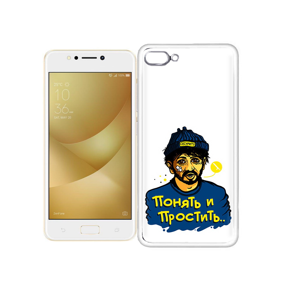 

Чехол MyPads Tocco для Asus ZenFone 4 Max понять и простить, Прозрачный, Tocco
