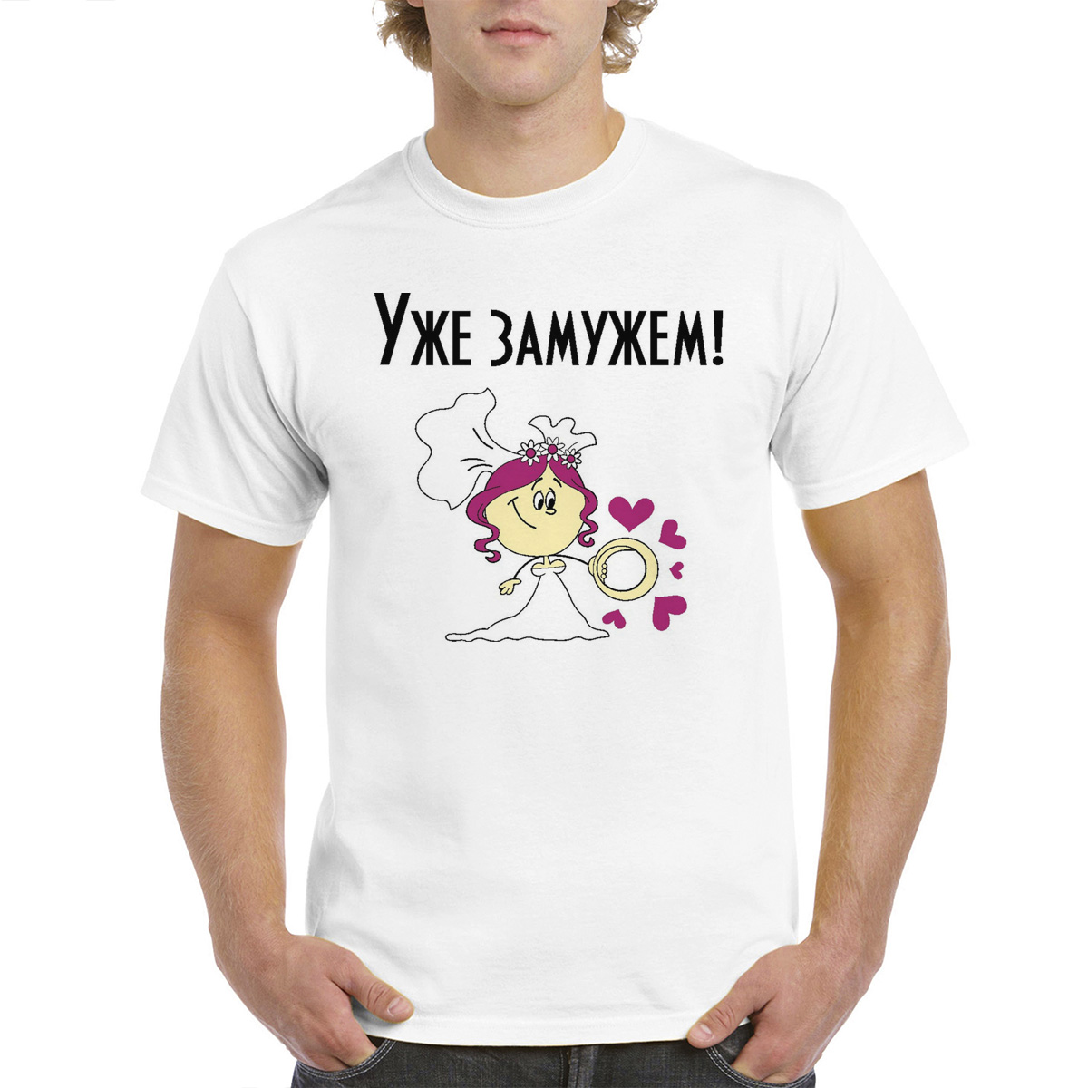 

Футболка женская CoolPodarok M0114496 белая 42 RU, Белый, M0114496