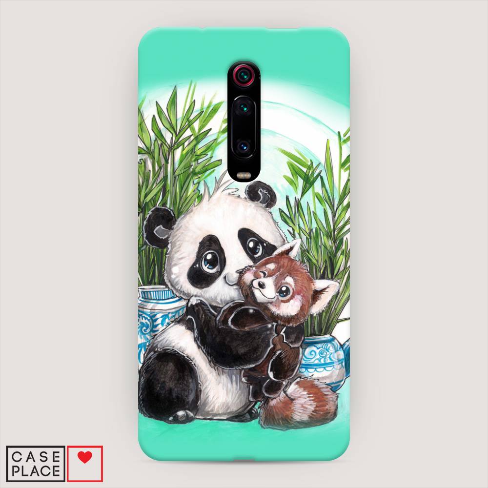 

Пластиковый чехол "Друзья зверята" на Xiaomi Redmi K20, 35520-1