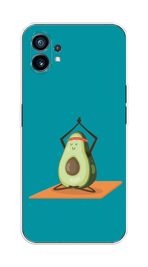 

Чехол на Nothing Phone (1) "Расслабься с авокадо", Голубой, 3300150-6