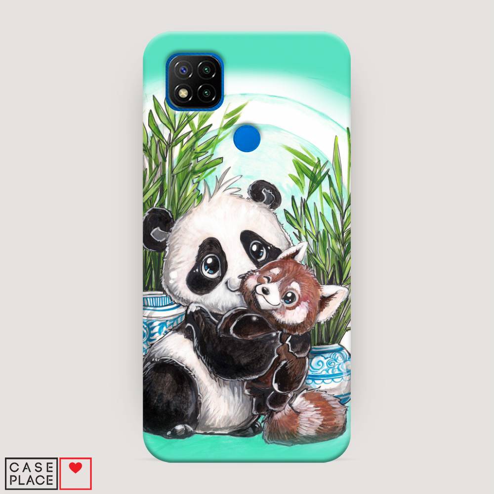 

Пластиковый чехол "Друзья зверята" на Xiaomi Redmi 9C, 39020-1
