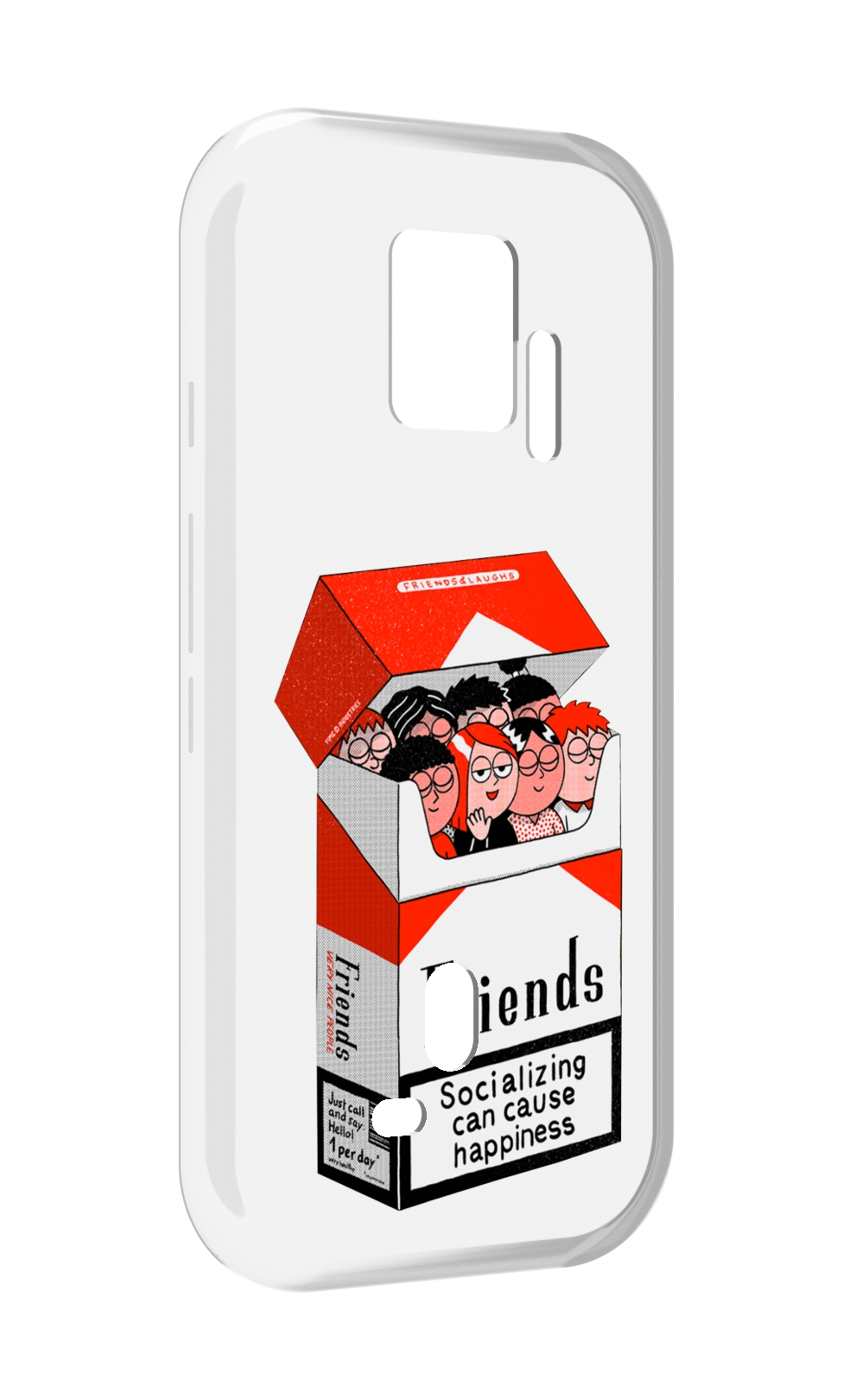

Чехол MyPads друзья для ZTE Nubia Red Magic 7S Pro, Прозрачный, Tocco