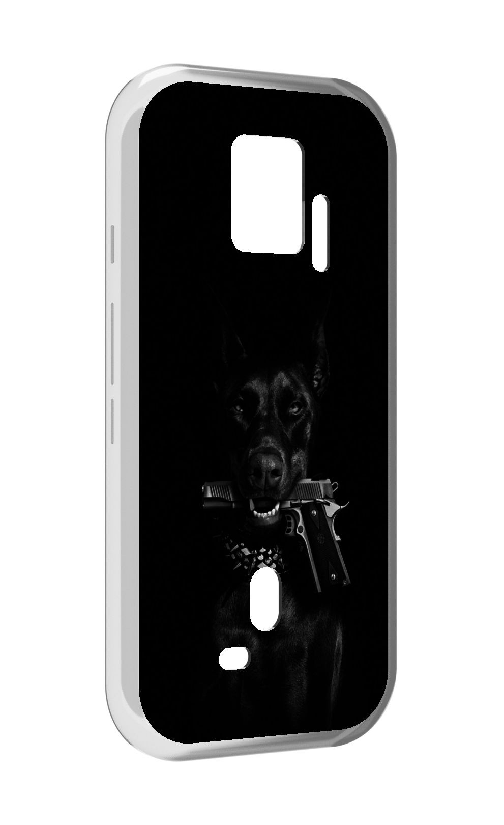

Чехол MyPads доберман мужской для ZTE Nubia Red Magic 7S Pro, Прозрачный, Tocco