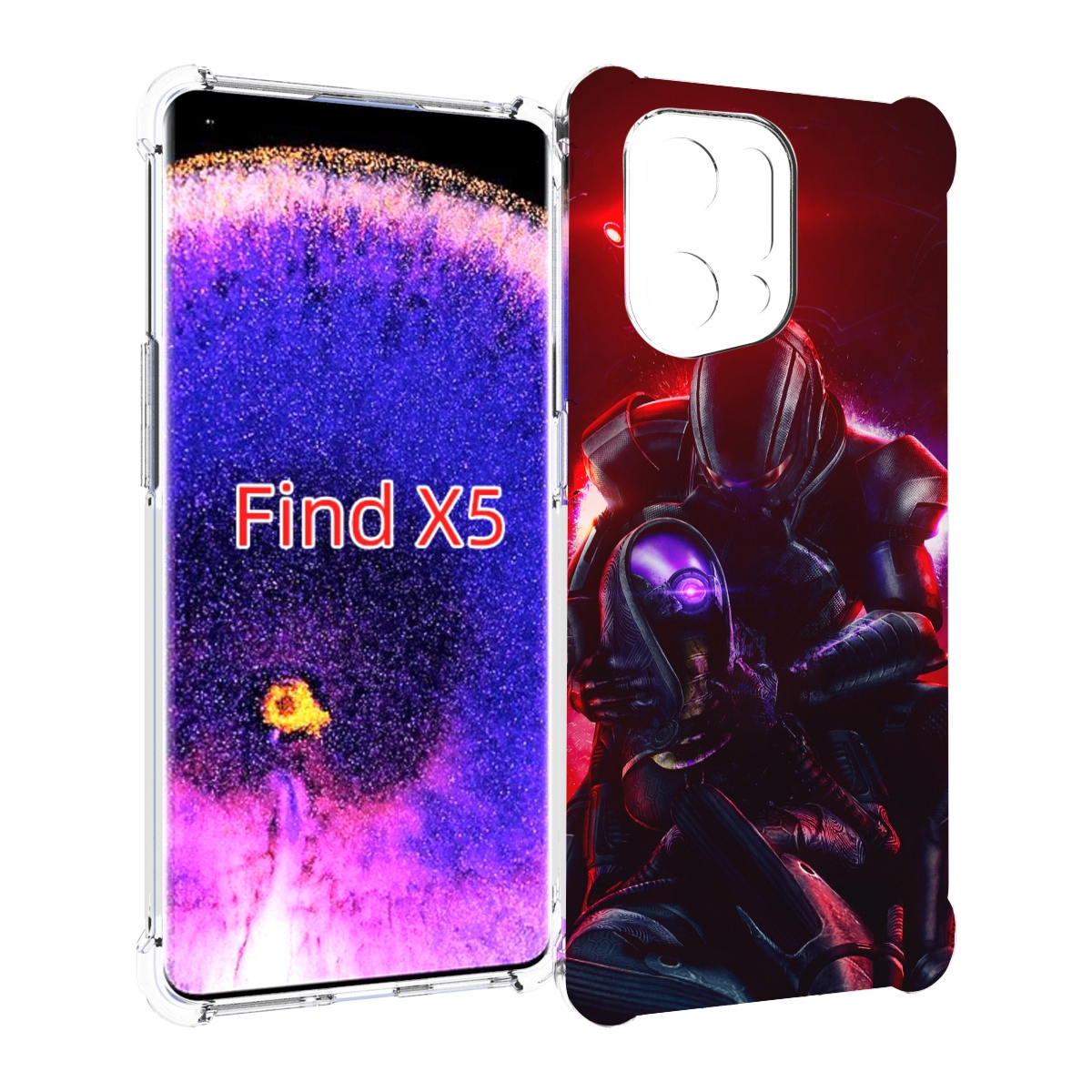 

Чехол MyPads Mass Effect для Oppo Find X5, Прозрачный, Tocco