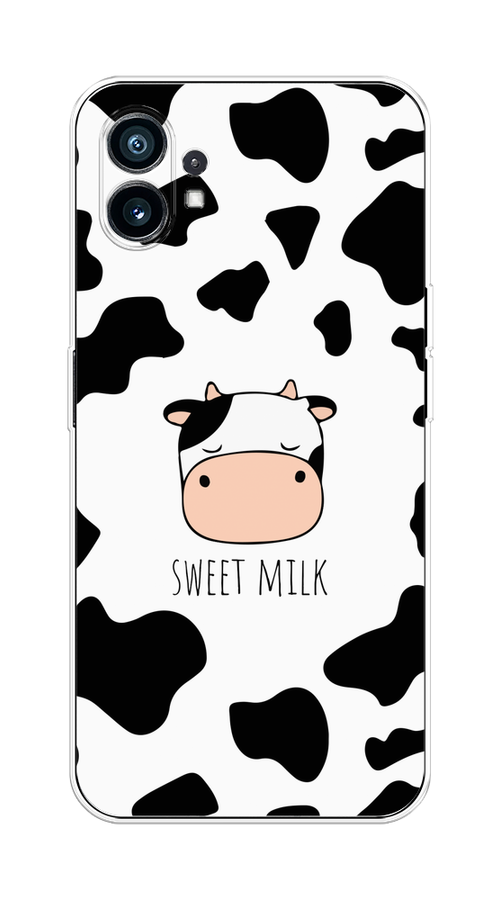 

Чехол на Nothing Phone (1) "Sweet milk", Розовый;белый;черный, 3300150-1