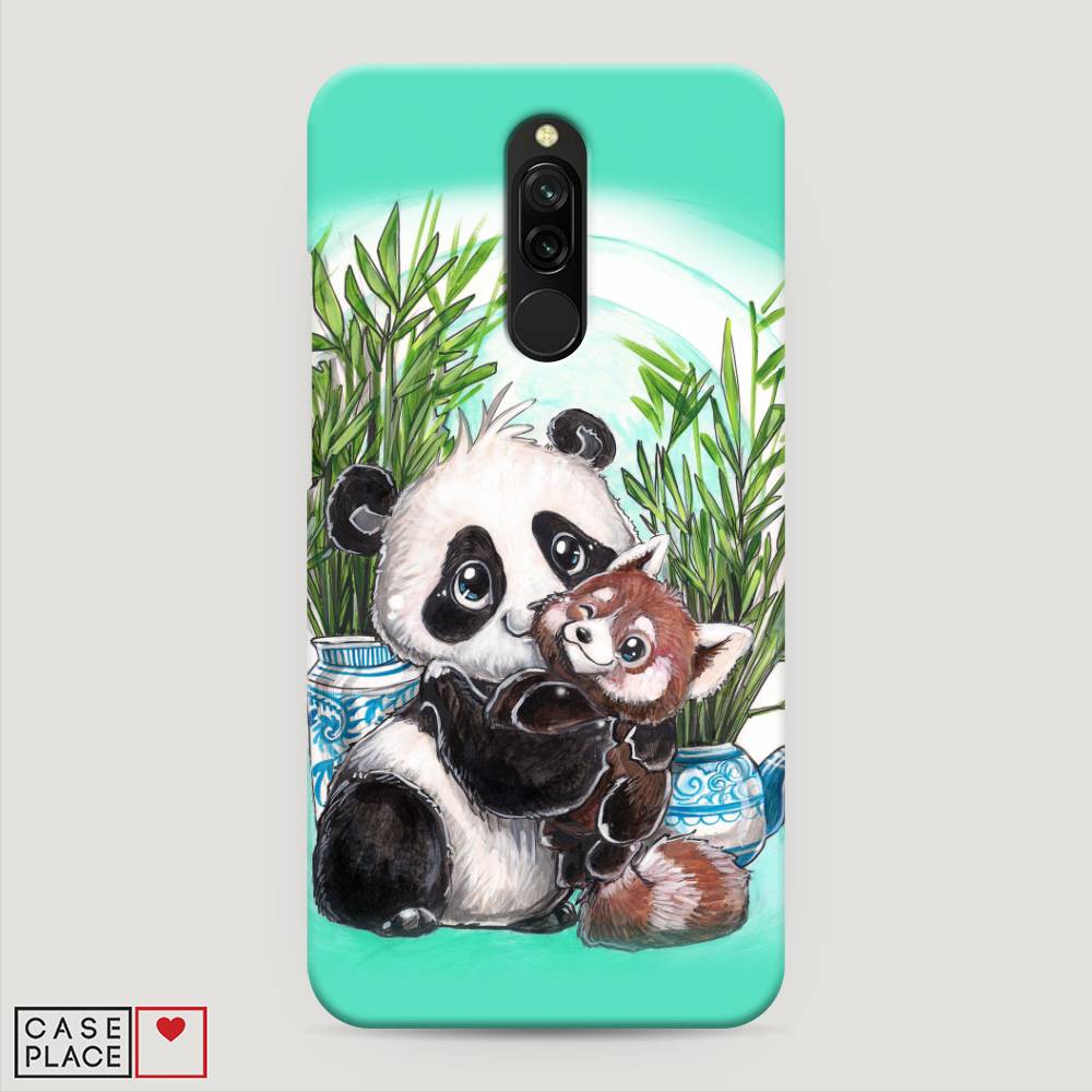 

Пластиковый чехол "Друзья зверята" на Xiaomi Redmi 8, 37120-1