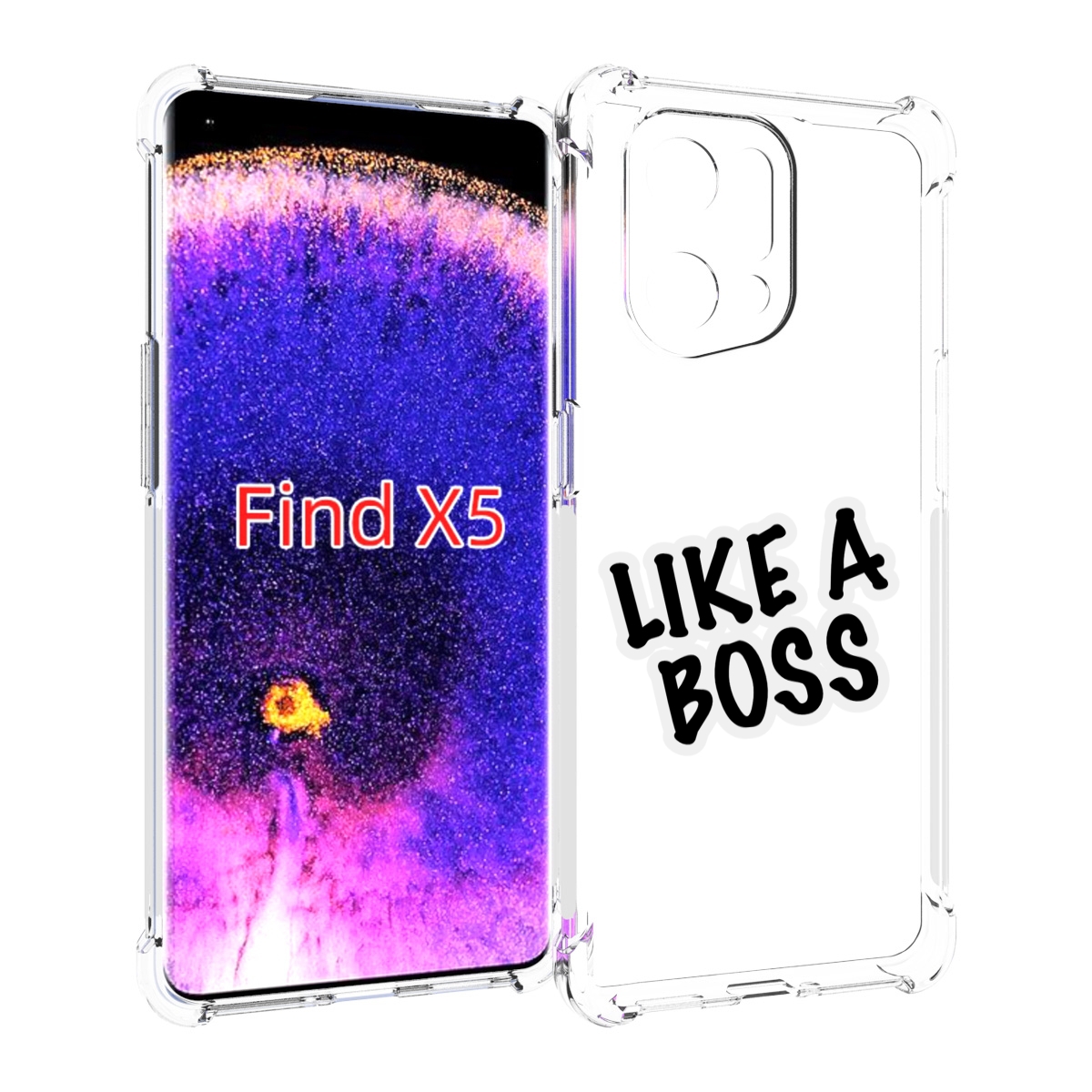 

Чехол MyPads Like-a-boss для Oppo Find X5, Прозрачный, Tocco