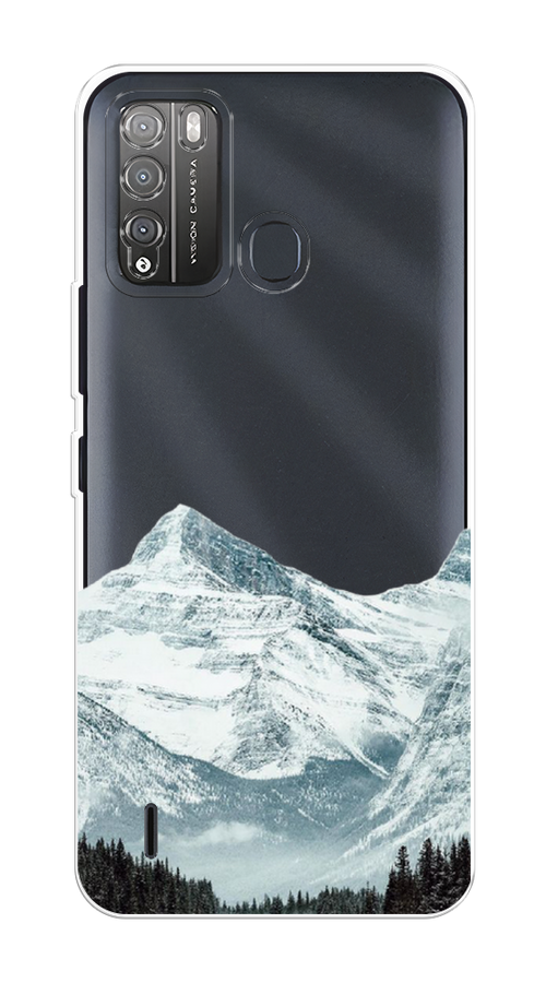 

Чехол на Itel Vision 1 Pro "Горы арт 1", Белый;зеленый, 3200350-2