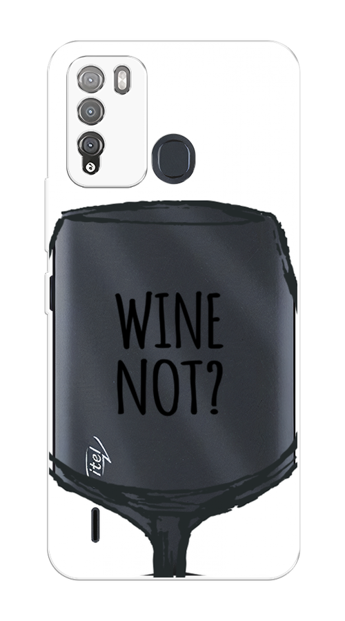 

Чехол на Itel Vision 1 Pro "Wine not white", Белый, 3200350-6