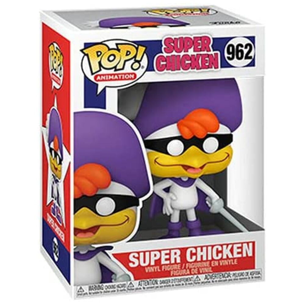 Подвижная фигурка Funko POP! Animation Super Chicken, 55286 фигурка funko pop animation dexters laboratory dee dee 57795