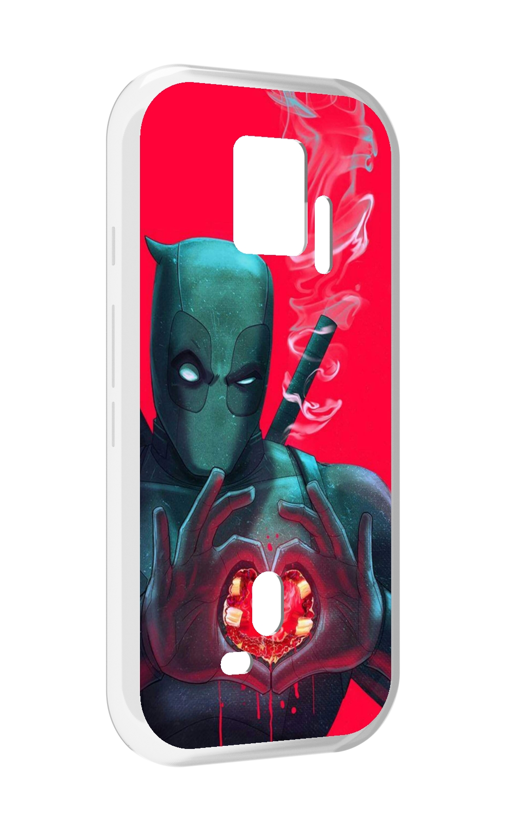 

Чехол MyPads дедпул-в-сердце для ZTE Nubia Red Magic 7S Pro, Прозрачный, Tocco