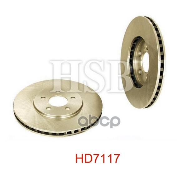 

HSB HD7117 Диск тормозной передний CHRYSLER: Cirrus -00,Sebring 01-06,DODGE: Stratus -06,P