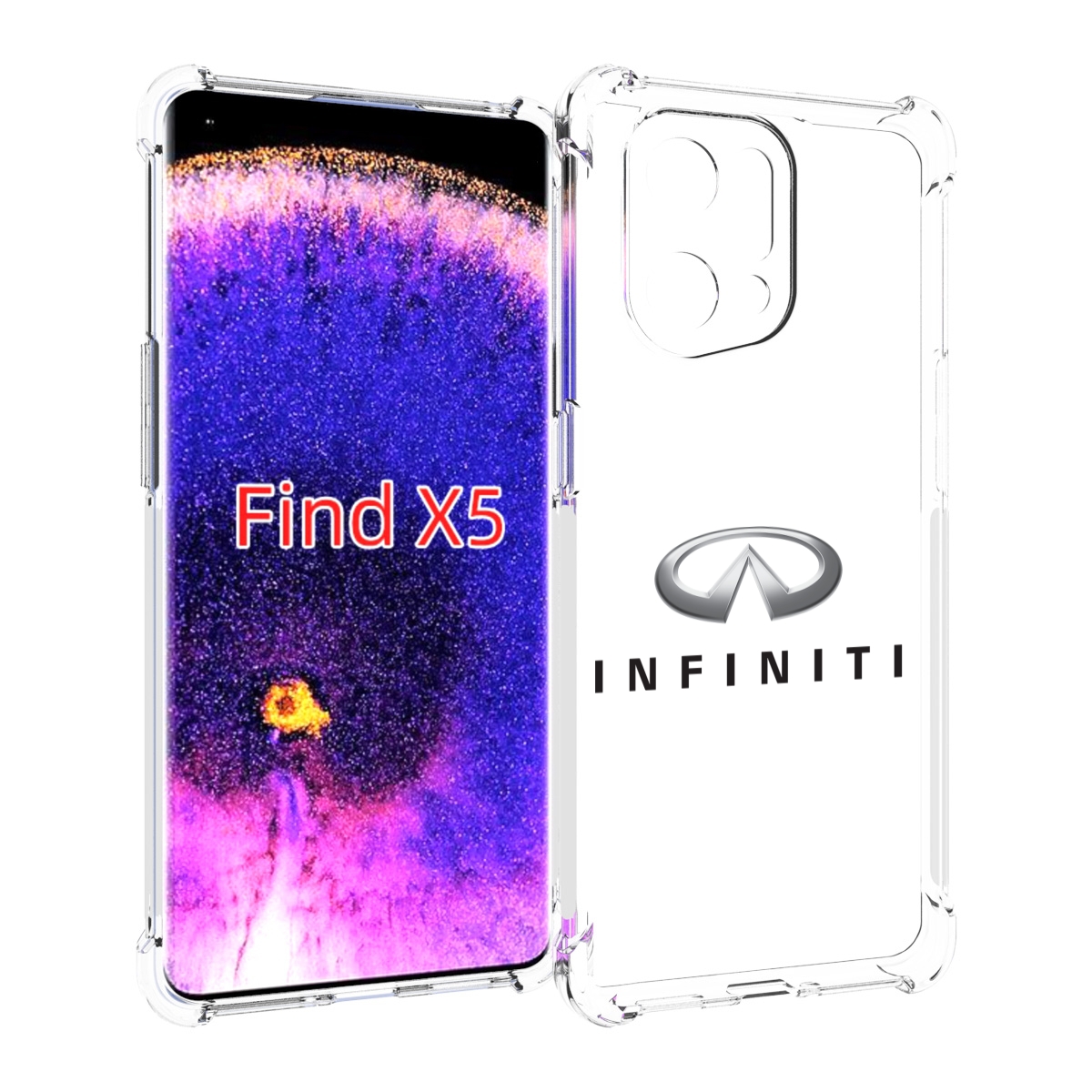 

Чехол MyPads Infiniti-3 мужской для Oppo Find X5, Прозрачный, Tocco