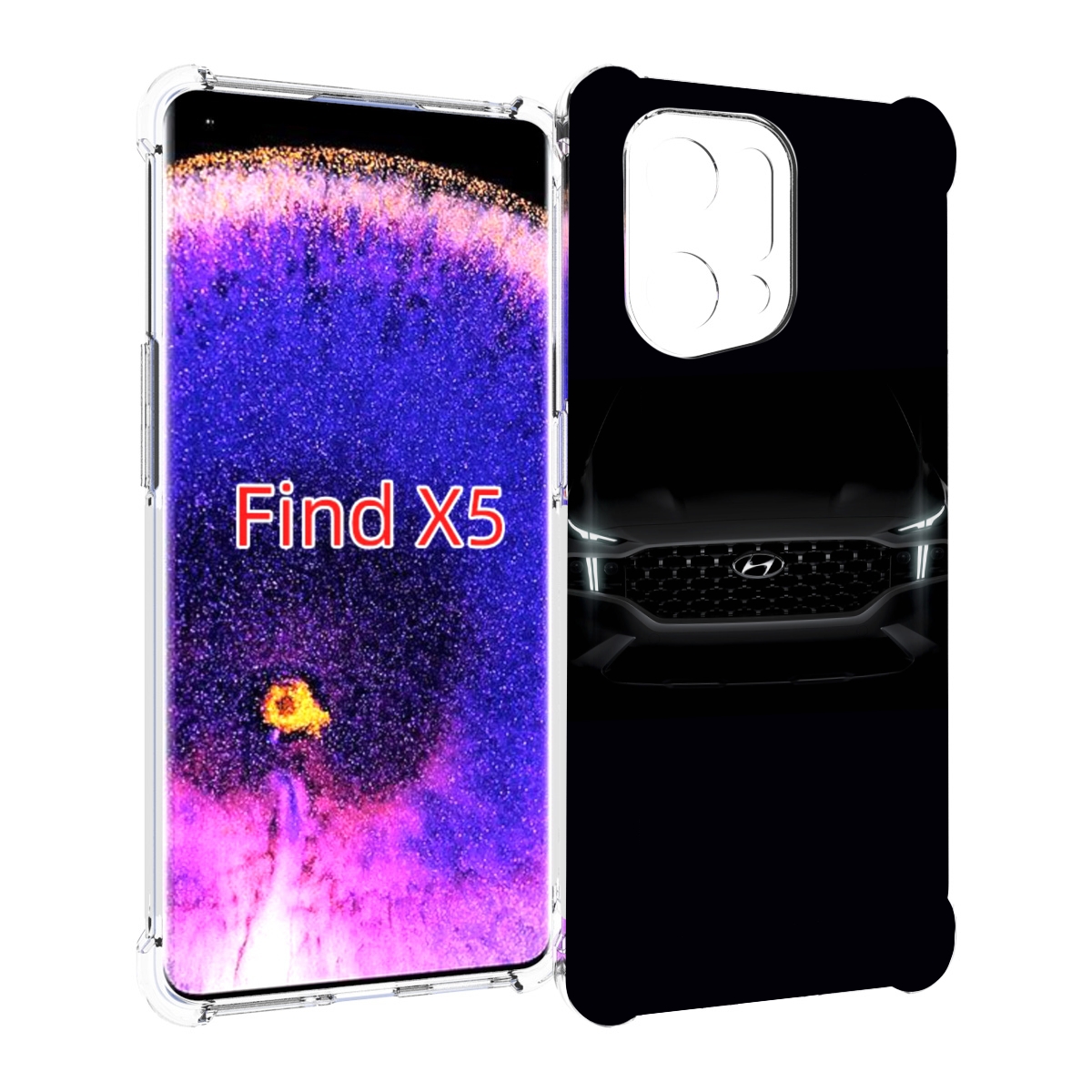 

Чехол MyPads hyundai 2 для Oppo Find X5, Прозрачный, Tocco
