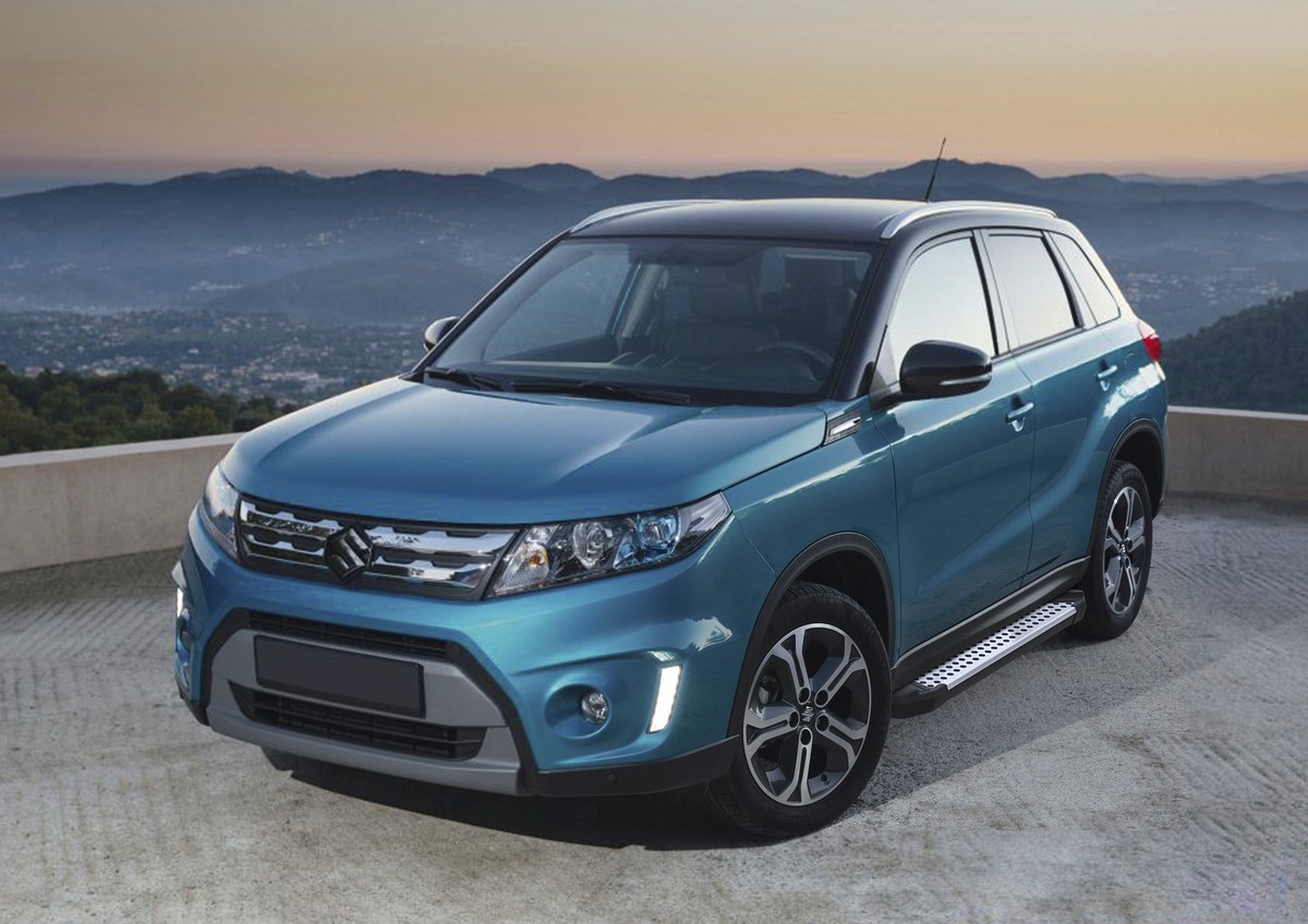 фото Пороги на автомобиль "bmw-style круг" rival suzuki vitara iv 2015-2018, d160al.5503.1