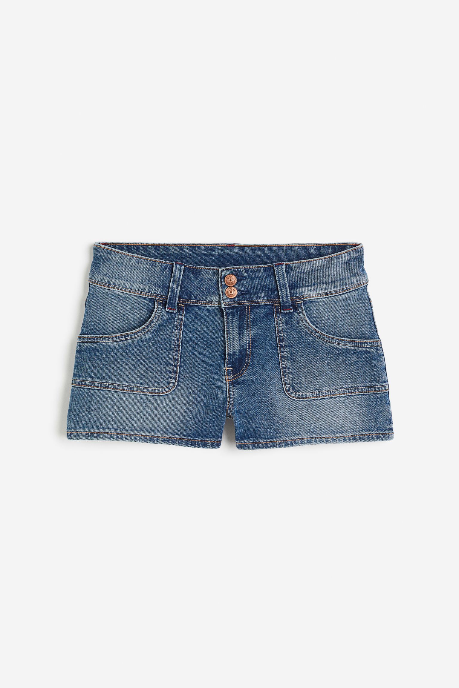 

Джинсовые шорты женские H&M 1153365001 синие 36 (доставка из-за рубежа), Синий, 1153365001