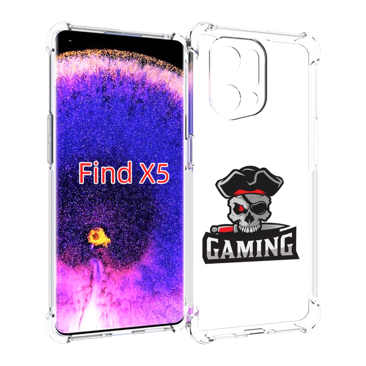 

Чехол MyPads Gaming-2 для Oppo Find X5, Прозрачный, Tocco