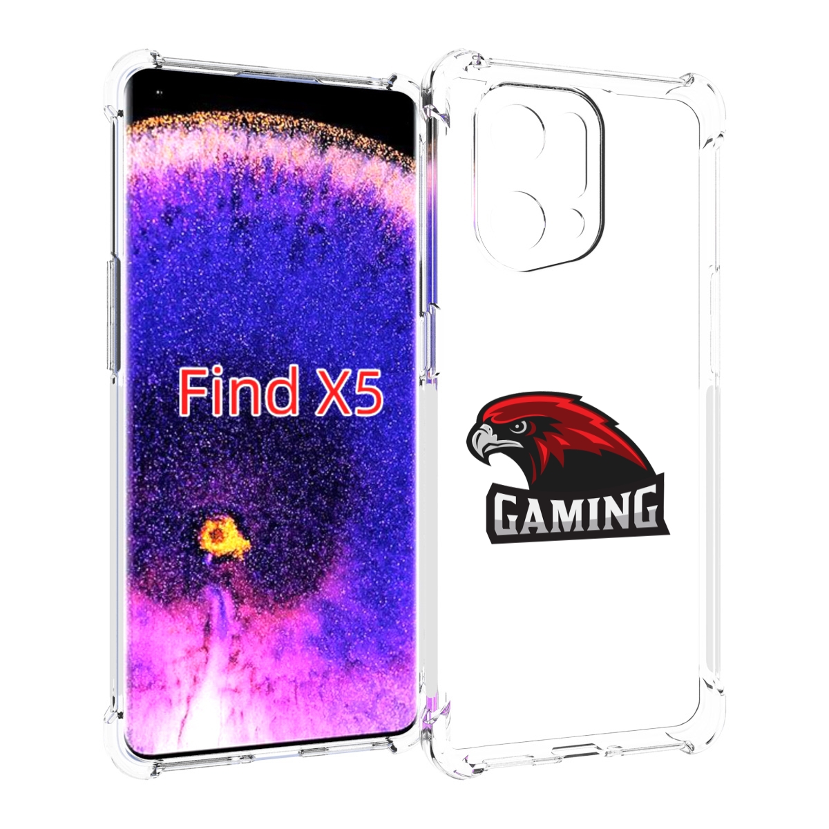 

Чехол MyPads Gaming-1 мужской для Oppo Find X5, Прозрачный, Tocco