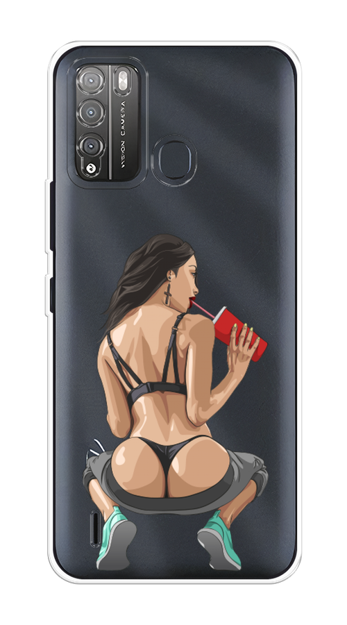 

Чехол на Itel Vision 1 Pro "Сочные булочки", Бежевый;красный;черный, 3200350-6