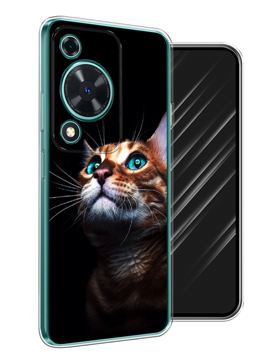 

Чехол Awog на Huawei Nova Y72 "Мечтательный кот", Коричневый, 6123650-1