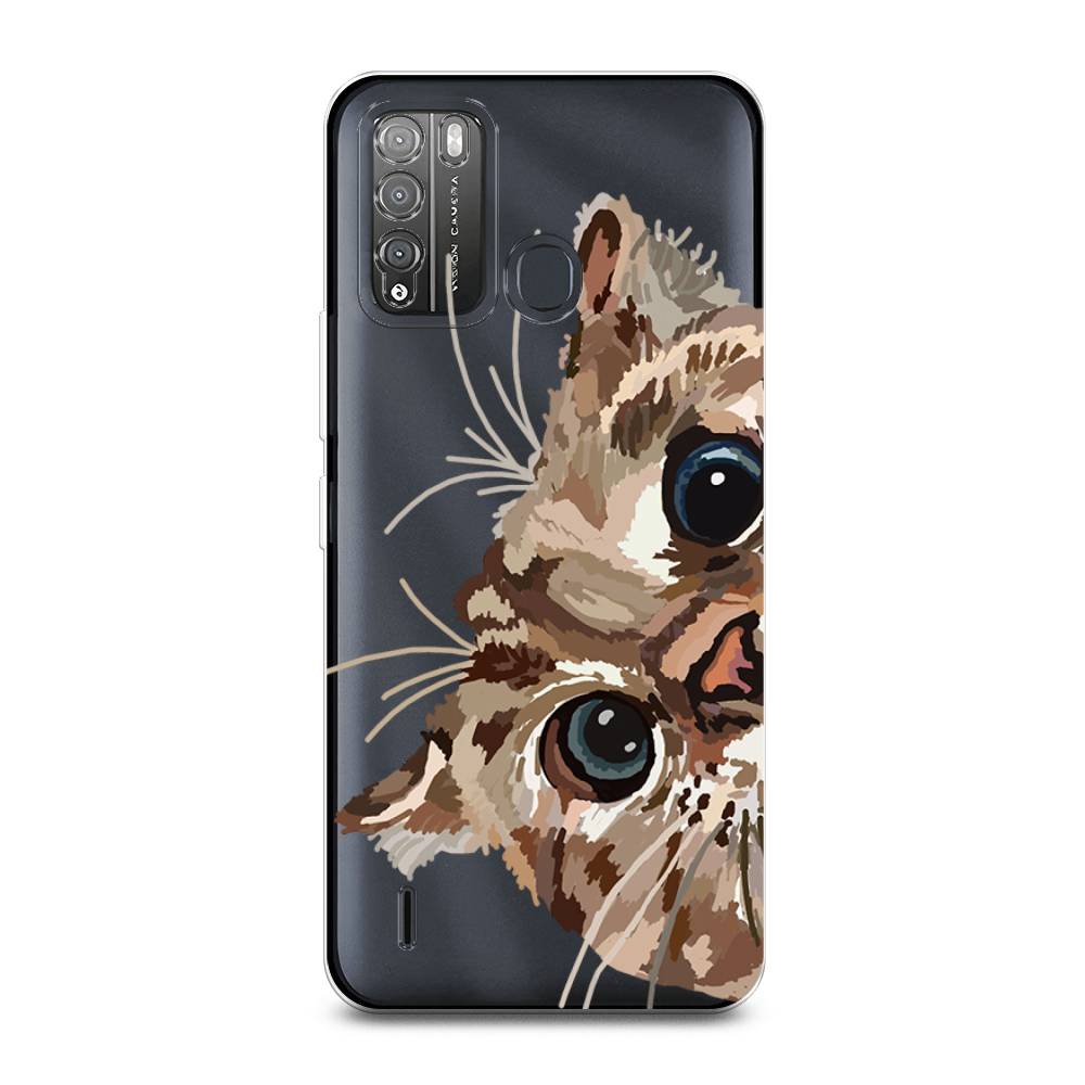 фото Чехол на itel vision 1 pro "любопытный кот" case place