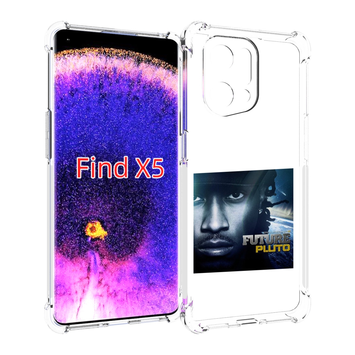 

Чехол MyPads Future - Pluto для Oppo Find X5, Прозрачный, Tocco