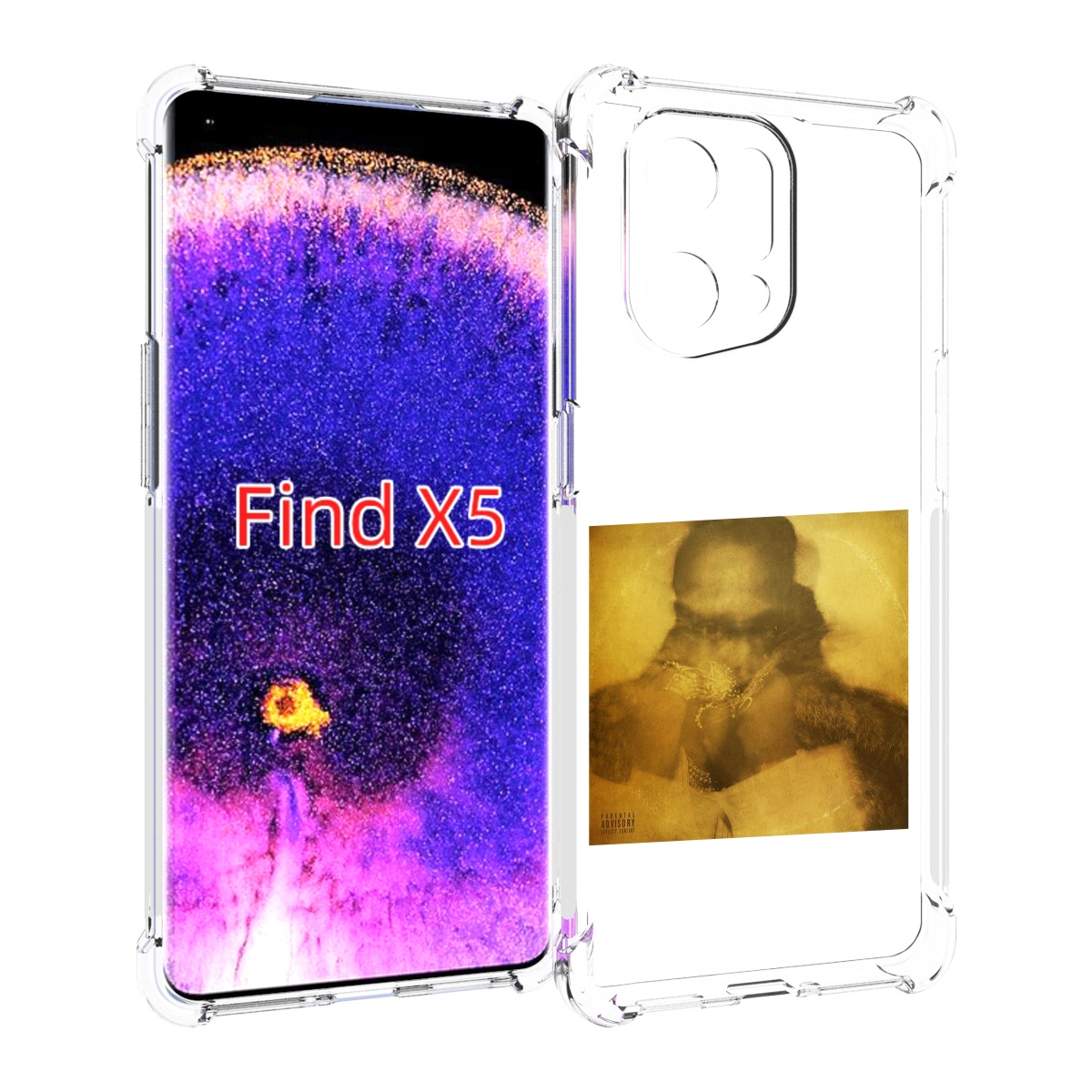 

Чехол MyPads Future - Future для Oppo Find X5, Прозрачный, Tocco
