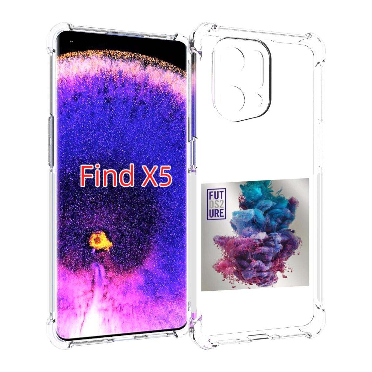 

Чехол MyPads Future - DS2 (Dirty Sprite 2) для Oppo Find X5, Прозрачный, Tocco