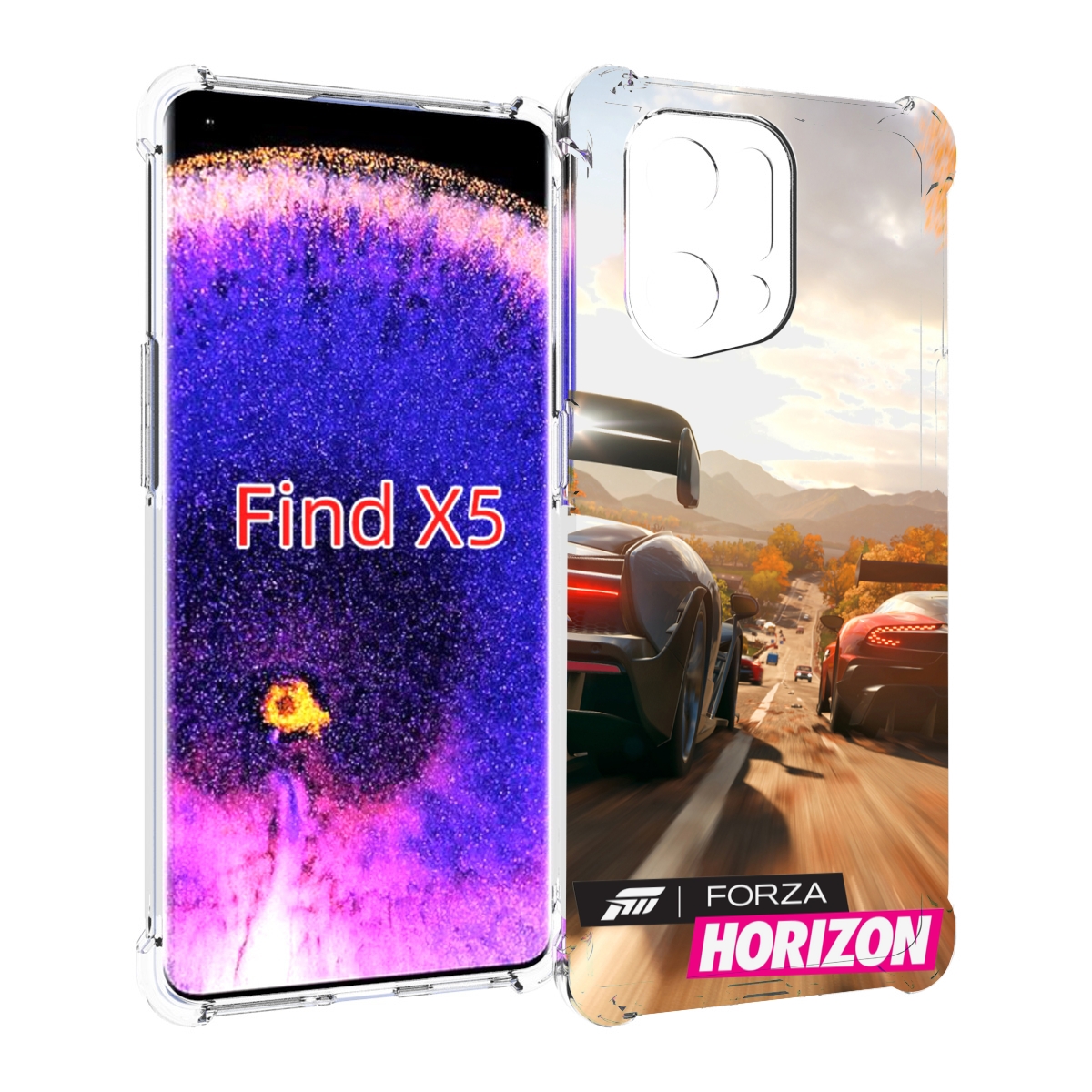 

Чехол MyPads Forza Horizon для Oppo Find X5, Прозрачный, Tocco