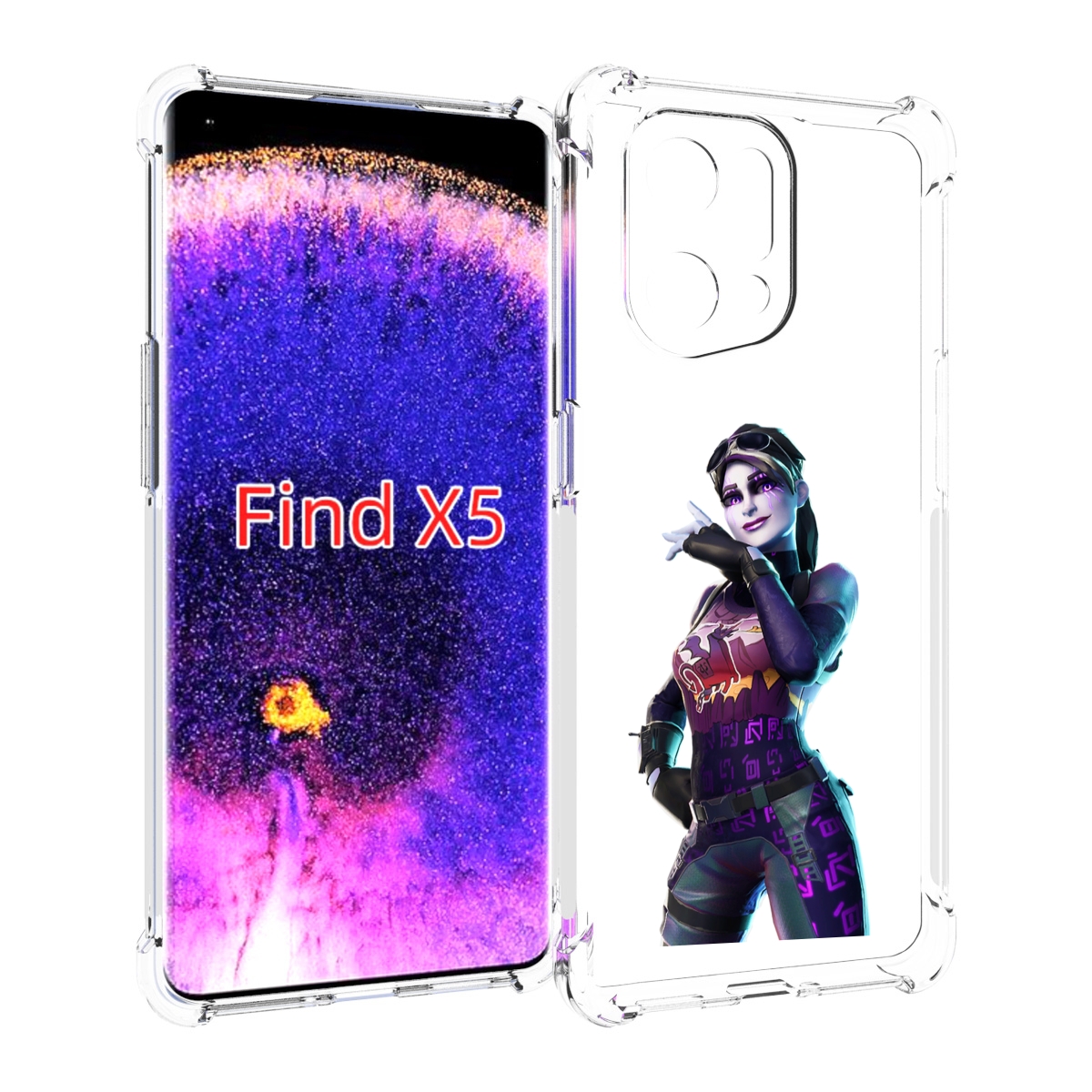 

Чехол MyPads Fortnite-3 для Oppo Find X5, Прозрачный, Tocco
