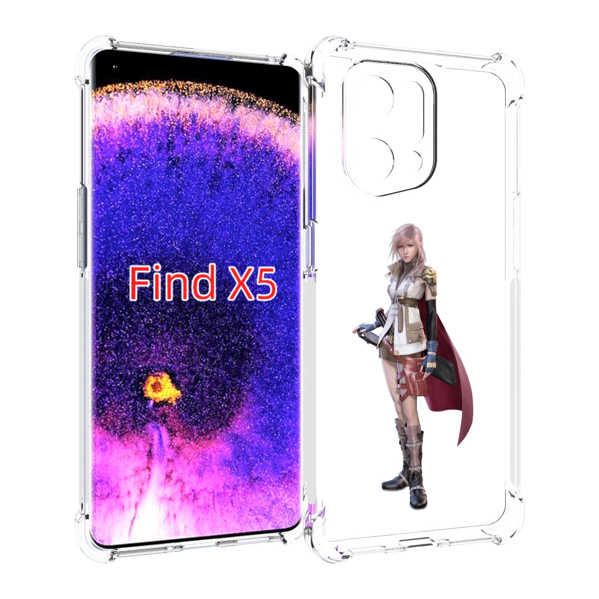 

Чехол MyPads Final-Fantasy для Oppo Find X5, Прозрачный, Tocco