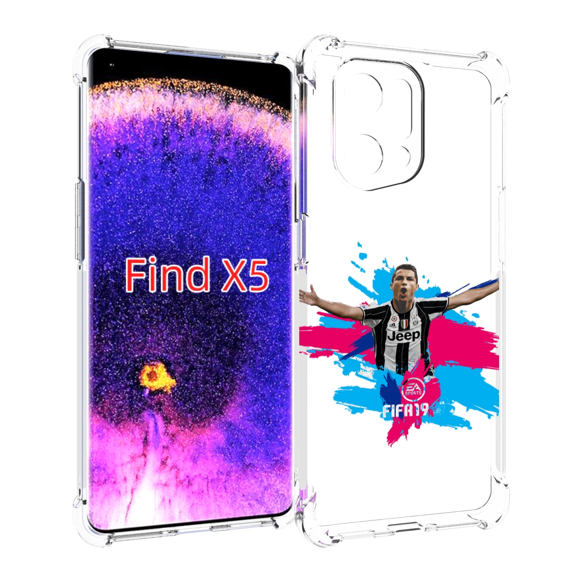 

Чехол MyPads Fifa-2019-2020-2021-2022 мужской для Oppo Find X5, Прозрачный, Tocco