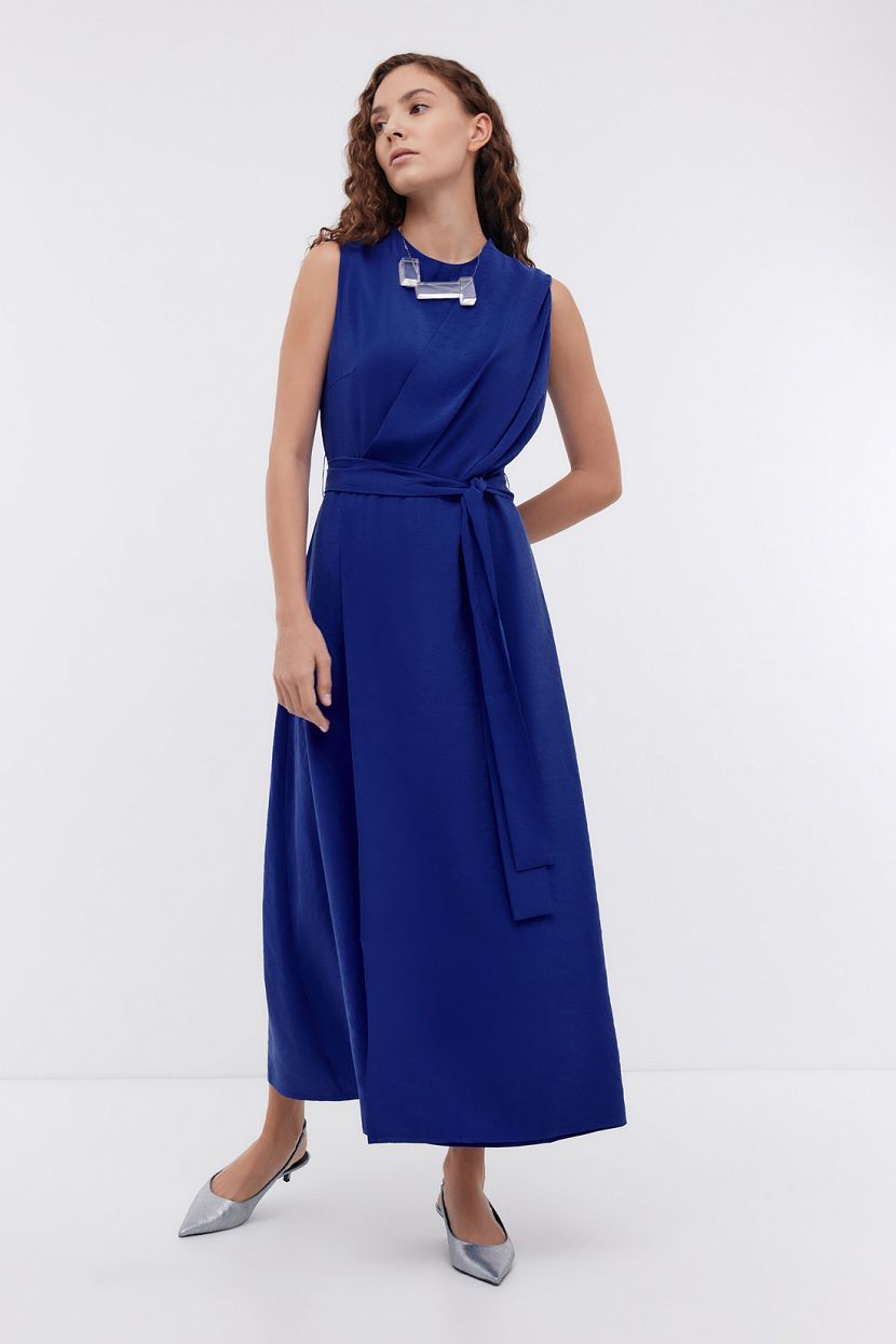 Платье женское Baon B4524043 синее XS