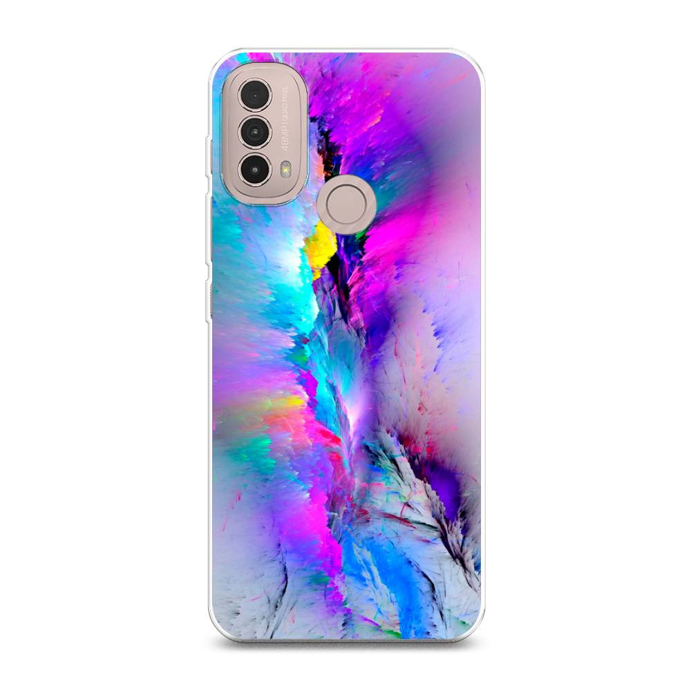 

Силиконовый чехол "Абстракция 29" на Motorola Moto E40, 243650-3
