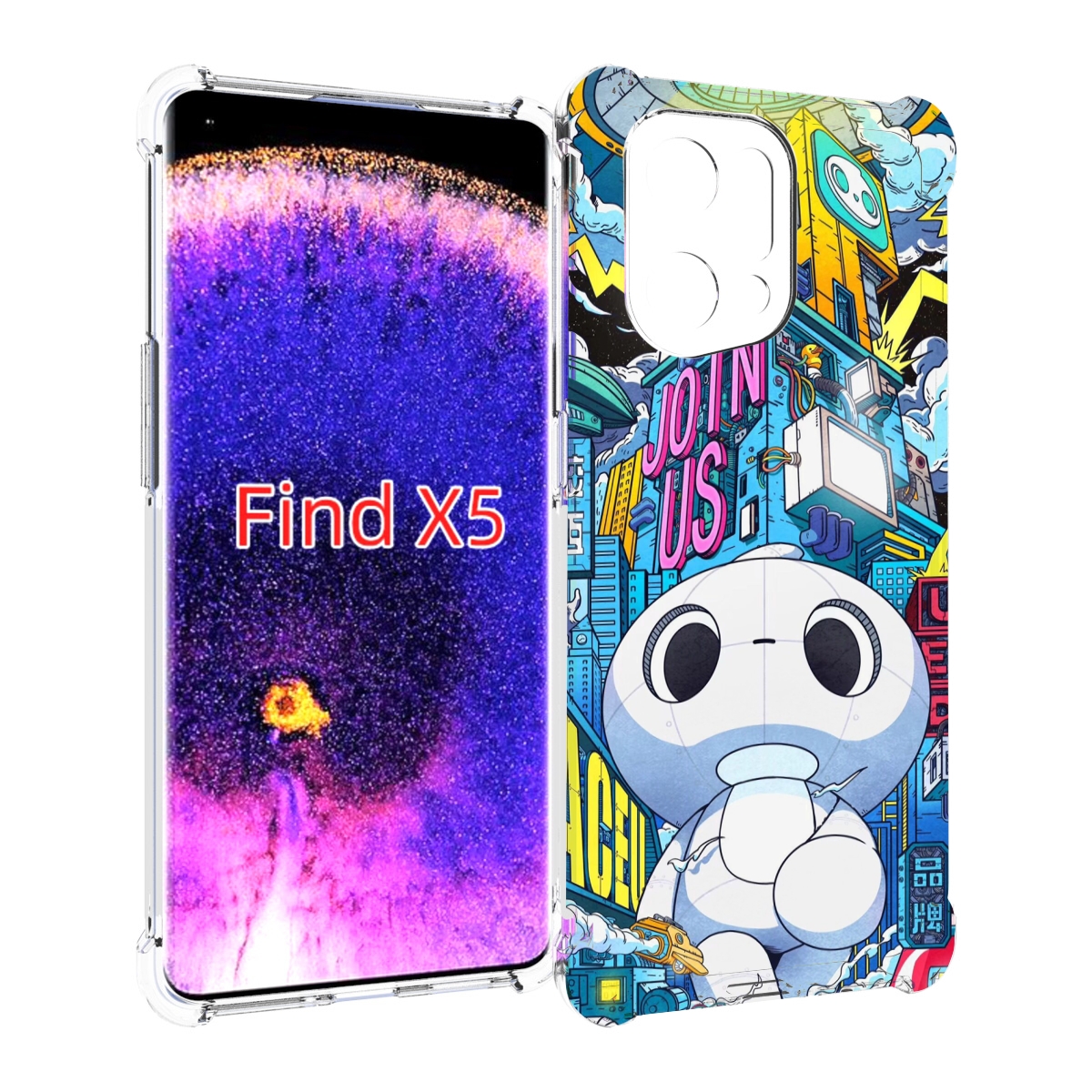 

Чехол MyPads FaceU для Oppo Find X5, Прозрачный, Tocco
