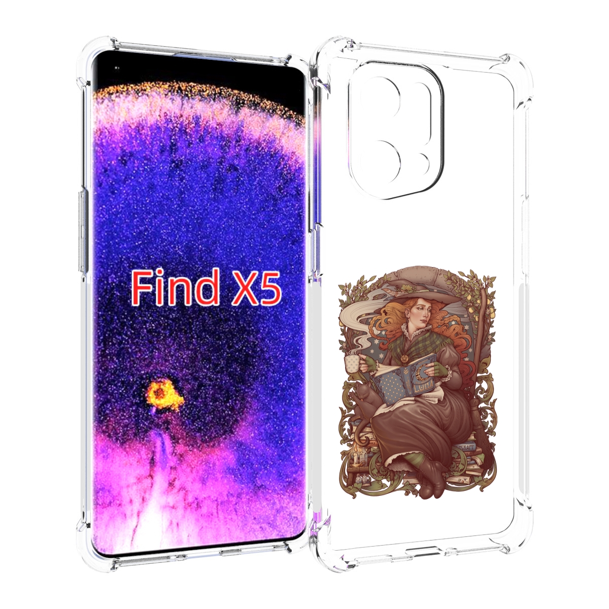 

Чехол MyPads Женские_126 для Oppo Find X5, Прозрачный, Tocco