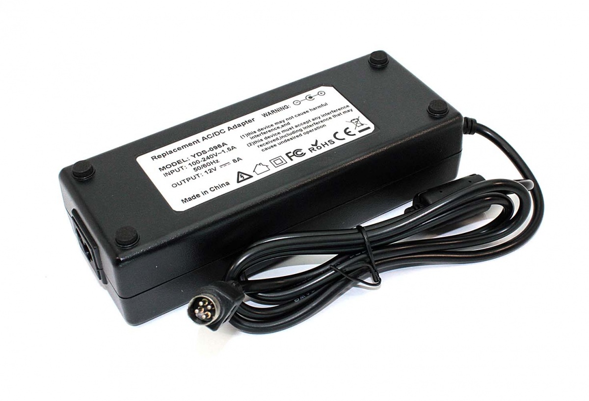 

Блок питания для монитора и телевизора LCD 12V 8A (4Pin)