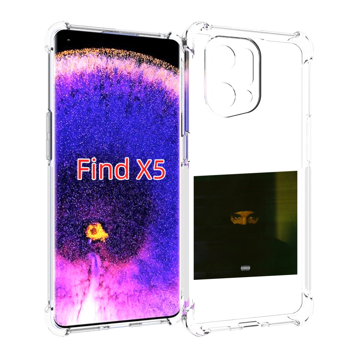 

Чехол MyPads Drake - Dark Lane Demo Tapes для Oppo Find X5, Прозрачный, Tocco