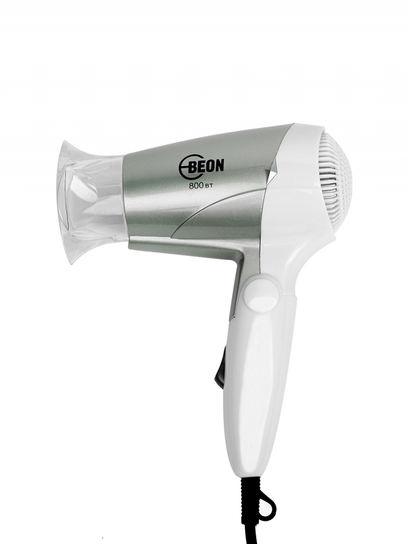 

Фен Beon BN-608 800 Вт белый, серебристый, BN-608